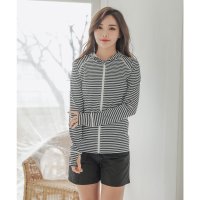 Lace Ladies/レースレディース Lace Ladies ラッシュガード付ホルターネックタンキニ 水着4点セット/507122364