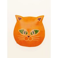 CAYHANE/【チャイハネ】インド山羊革キャットコインパース レッド/507122403