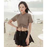 Lace Ladies/レースレディース Lace Ladies カバーアップショートパンツ付スポーティ水着 3点セット【返品不可商品】/507122663