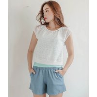 Lace Ladies/レースレディース Lace Ladies レースカバーアップ付ボーダータンキニ4点セット/507122999