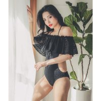 Lace Ladies/レースレディース Lace Ladies スカート付きバックデザインワンピース水着2点セット【返品不可商品】/507123009