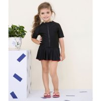 Lace Ladies/レースレディース Lace Ladies 女児 半袖 前ジッパー ワンピース スクール水着 ガールズ 女子 ワンピース水着【返品不可商品】/507123104