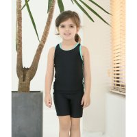 Lace Ladies/レースレディース Lace Ladies 女児 セパレート スクール水着 ガールズ 女子 無地 シンプル ノースリーブ【返品不可商品】/507123180