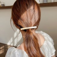 Doux Belle/ドゥー ベル Doux Belle シンプルシャープメタルラインバレッタ/507123368