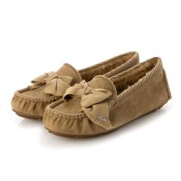 LANVIN en Bleu/ランバン オン ブルー LANVIN en Bleu リボンモチーフボアモカシン/507124256