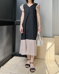 &soiree/アンドソワレ &soiree バイカラーワンピース/507124731