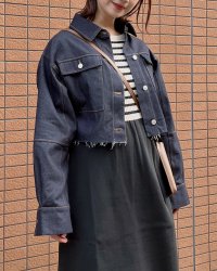 &soiree/アンドソワレ &soiree デニムクロップドジャケット/507124747