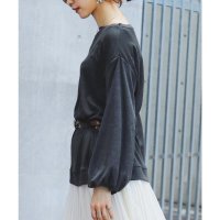 Fashion Letter/ファッションレター Fashion Letter ボリューム袖 ベーシック コットンTシャツ/507124925