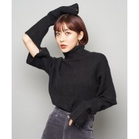 SPIRALGIRL/スパイラルガール SPIRALGIRL 2wayタートルネックハーフスリーブニット/507125484