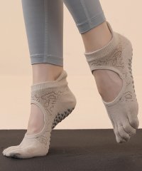 TeddyShop/テディショップ Teddyshop レディース くるぶし丈の5本指ヨガソックス/507125770