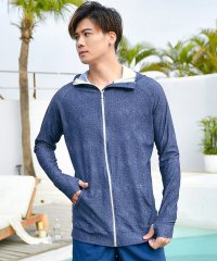 TeddyShop/テディショップ Teddyshop メンズ フード付きフロントジップ長袖ラッシュガード/507125838
