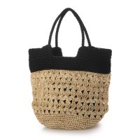 cache cache/カシュカシュ cache cache ラフィア切り替え編みトートバッグ/507126914