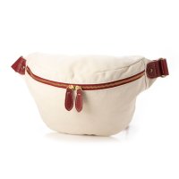 Otias/オティアス Otias 日本製8号帆布×シュリンクレザーウエストバッグ/507126916