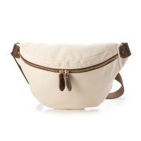 Otias/オティアス Otias 日本製8号帆布×シュリンクレザーウエストバッグ/507126916