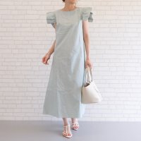 aquagarage/アクアガレージ aquagarage フリルスリーブマキシワンピース レディース 春 夏/507127939