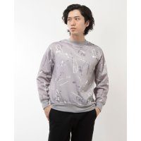 STYLEBLOCK/スタイルブロック STYLEBLOCK 裏起毛総プリントトレーナー/507129261