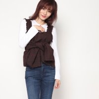STYLEBLOCK/スタイルブロック STYLEBLOCK フェイクツイードフリンジリボンビスチェ/507130085