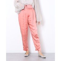 STYLEBLOCK/スタイルブロック STYLEBLOCK ヴィンテージサテンハイウエストテーパードパンツ/507130873