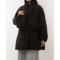 STYLEBLOCK/スタイルブロック STYLEBLOCK ファイバーダウンマフラー付きノーカラーコート/507131018