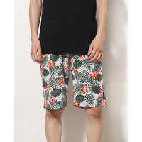 STYLEBLOCK/スタイルブロック STYLEBLOCK ミニ裏毛裏使いウェストリブ総柄プリントショーツ(ボタニカル)/507131306