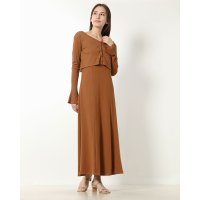 STYLEBLOCK/スタイルブロック STYLEBLOCK リブショートカーディガンセットワンピース/507131674