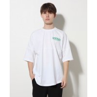 STYLEBLOCK/スタイルブロック STYLEBLOCK BIGロゴプリント入り5分袖ビッグシルエットTシャツ/507131959