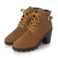 STYLEBLOCK/スタイルブロック STYLEBLOCK チャンキーヒールレースアップショートブーツ/507132361