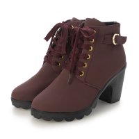 STYLEBLOCK/スタイルブロック STYLEBLOCK チャンキーヒールレースアップショートブーツ/507132361