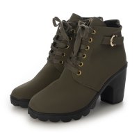 STYLEBLOCK/スタイルブロック STYLEBLOCK チャンキーヒールレースアップショートブーツ/507132361