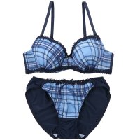 palissee/パリーゼ Palissee 【GHカップ】タータンチェックプリント 3/4モールドカップブラ＆ショーツ【返品不可商品】/507132372