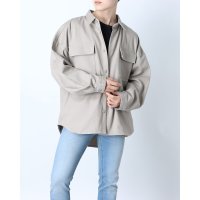 STYLEBLOCK/スタイルブロック STYLEBLOCK カツラギ配色ステッチビッグCPOジャケット/507132546