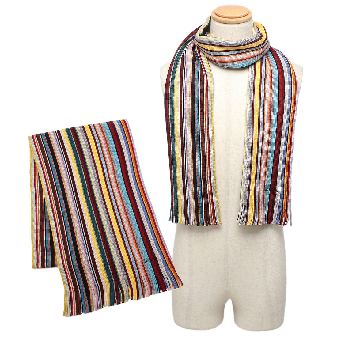 Paul Smith マルチストライプ柄マフラー 楽天市場】Paul Smith ポールスミス マフラー M1A 357E 355E