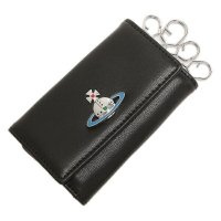 Vivienne Westwood/ヴィヴィアン ウエストウッド Vivienne Westwood キーケース エマ ブラック メンズ レディース VIVIENNE 51020001 40564/507133768