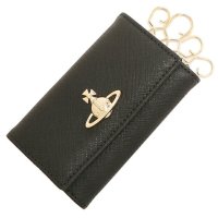 Vivienne Westwood/ヴィヴィアン ウエストウッド Vivienne Westwood キーケース サフィアーノ ブラック レディース VIVIENNE 51020001 L001N/507133781
