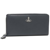 Vivienne Westwood/ヴィヴィアン ウエストウッド Vivienne Westwood 長財布 ジョーダン ラウンドファスナー ネイビー メンズ レディース VIVIENNE 510/507133812