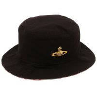 Vivienne Westwood/ヴィヴィアン ウエストウッド Vivienne Westwood 帽子 フィッシャー バケットハット バケハ ブラック レディース Vivienne Westw/507134010