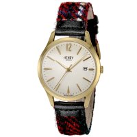 HENRY LONDON/ヘンリーロンドン HENRY LONDON Harris Tweed Collaboration ユニセックス 時計 HL39－S－0430 クォーツ アイボリ/507135903