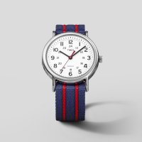 TIMEXS/タイメックス TIMEX ウィークエンダー ユニセックス 時計 T2N747 クォーツ ホワイト ナイロン/507135920