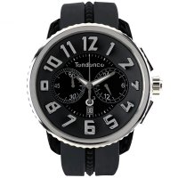 Tendence/テンデンス TENDENCE ガリバーラウンド クロノ メンズ 時計 TG046013 クォーツ ブラック シリコン/507135925