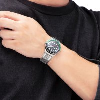 TIMEXS/タイメックス TIMEX Q TIMEX メンズ 時計 TW2U60900 クォーツ ブラック ステンレススチール/507135946