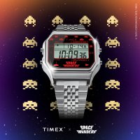 TIMEXS/タイメックス TIMEX スペースインベーダー コラボ ユニセックス 時計 TW2V30000 クォーツ デジタル ステンレススチール/507135982
