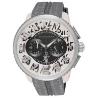 Tendence/テンデンス Tendence テンデンス TENDENCE ガリバー メンズ 時計 TY046025 クォーツ ブラック/ピンクベージュ シリコン/507136019
