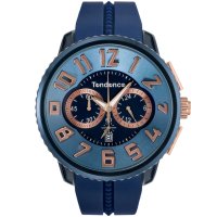 Tendence/テンデンス TENDENCE アルテックガリバー メンズ 時計 TY146008 クォーツ ネイビー シリコン/507136027