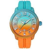 Tendence/テンデンス TENDENCE ディカラー ミディアム レディース 時計 TY933002 クォーツ オレンジ×グリーン シリコン/507136064
