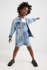 Desigual/デシグアル Desigual バラ デニムジャケット/507137769