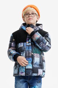 Desigual/デシグアル Desigual 写真コラージュ パデッドジャケット/507137972