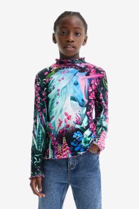 Desigual/デシグアル Desigual 自然ファンタジー スリムTシャツ/507138044