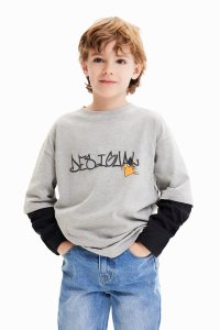Desigual/デシグアル Desigual ルーニー・テューンズ ダブル袖Tシャツ/507138535