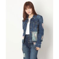 Desigual/デシグアル Desigual 花柄パッチ付きレディーススリムデニムジャケット/507138606