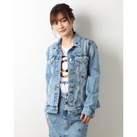 Desigual/デシグアル Desigual 曼荼羅模様の刺繍入りレディーススリムデニムジャケット/507138608